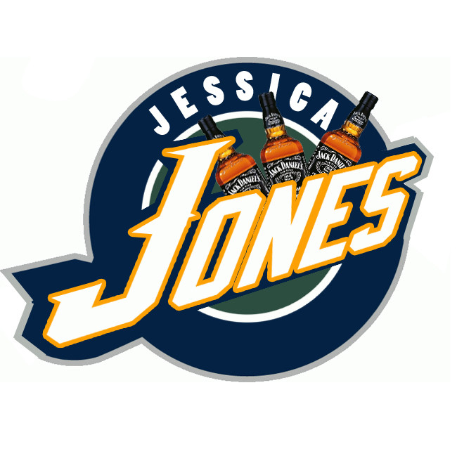 Utah Jazz Jessica Jones logo iron on transfers